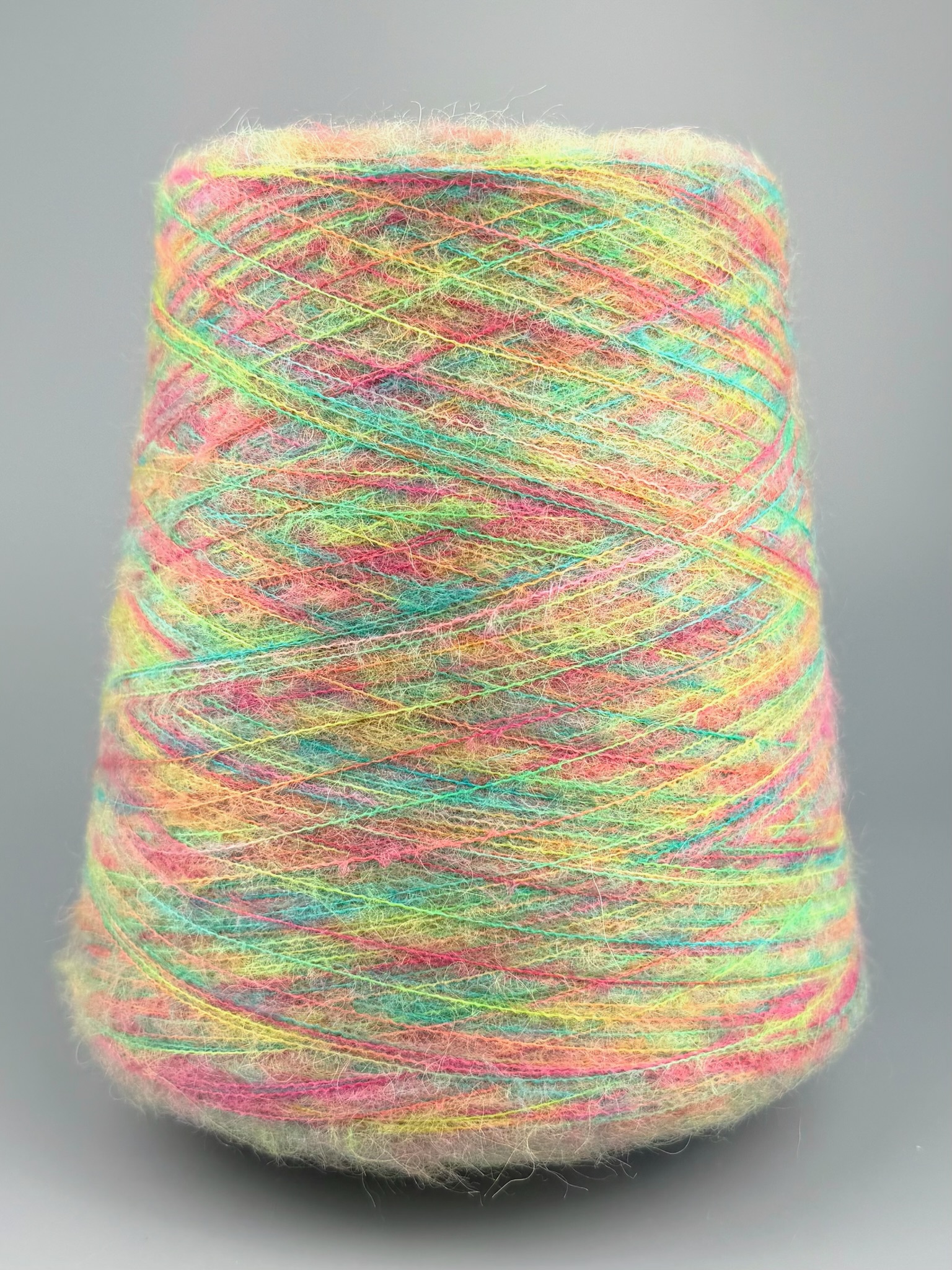 Zimpfer Wolle Selezione Art. Soriano Nm 1/15 – Fil en alpaga baby col. Rose, vert d’eau et jaune 02 photo 2